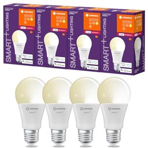 LEDVANCE Smart+ LED, ZigBee Lampe mit E27 Sockel, warmweiß, dimmbar, Direkt kompatibel mit Echo Plus und Echo Show (2. Gen.), 4er Pack LEDVANCE Smart+ LED, ZigBee Lampe mit E27 Sockel, warmweiß, dimmbar, Direkt kompatibel mit Echo Plus und Echo Show (2. Gen.), 4er Pack