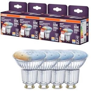 Osram SMART LED Spot PAR16 Reflektor GU10, 4.7W ZigBee 3.0, Tunable White 2700-6500K, dimmbar, App Steuerung, Alexa Osram SMART LED Spot PAR16 Reflektor GU10, 4.7W ZigBee 3.0, Tunable White 2700-6500K, dimmbar, App Steuerung, Alexa