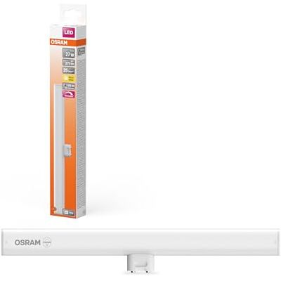 Osram LEDinestra stabförmige LED-Lampe aus gefrostetem Kunststoff, S14d Fassung, dimmbar, warmweißes Licht mit 2700 K, 30 cm lang, 3 W, 275 lm, ausgezeichnete Farbwiedergabe mit CRI 90, EEK F. Osram LEDinestra stabförmige LED-Lampe aus gefrostetem Kunststoff, S14d Fassung, dimmbar, warmweißes Licht mit 2700 K, 30 cm lang, 3 W, 275 lm, ausgezeichnete Farbwiedergabe mit CRI 90, EEK F.