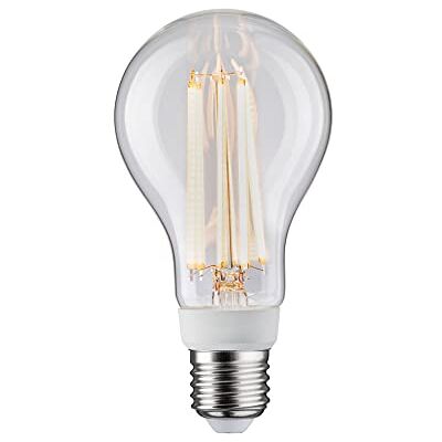 Paulmann 28817 Filament 230V LED Birne 2000lm 15 W dimmbar Warmweiß Klar Leuchtmittel Glas Beleuchtung 2700 K E27 Paulmann 28817 Filament 230V LED Birne 2000lm 15 W dimmbar Warmweiß Klar Leuchtmittel Glas Beleuchtung 2700 K E27