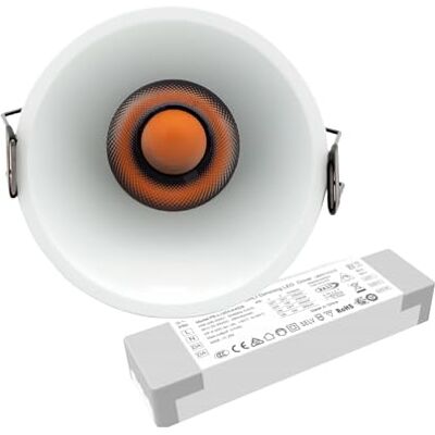 Lumenmeister EDGE Premium LED Einbaustrahler Tunable White, Smart DALI 2 DT8 Profi Einbauspot Weiß, HCL Human Centric Lighting, 12W, 2700-6500K, hochwertiges Design, dimmbar, Warmweiß bis Tageslicht Lumenmeister EDGE Premium LED Einbaustrahler Tunable White, Smart DALI 2 DT8 Profi Einbauspot Weiß, HCL Human Centric Lighting, 12W, 2700-6500K, hochwertiges Design, dimmbar, Warmweiß bis Tageslicht
