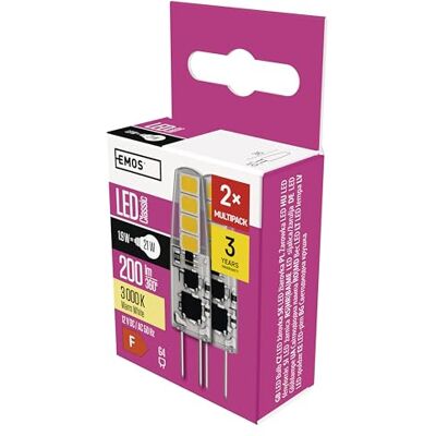 EMOS - ZQ8620.2 - JC G4 - Warmweiß 200lm - LED bulb EMOS - ZQ8620.2 - JC G4 - Warmweiß 200lm - LED bulb