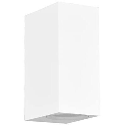 Trio Leuchten Außen Wandleuchte Roya 204269231, Aluminium Druckguss Weiß matt, exkl. 2x GU10 Trio Leuchten Außen Wandleuchte Roya 204269231, Aluminium Druckguss Weiß matt, exkl. 2x GU10
