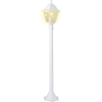 Brilliant Nissie Außenlampe weiß – spritzwassergeschützte Außenleuchte mit E27 Fassung – Wegeleuchte für Garten, Einfahrt & Außenbereich Brilliant Nissie Außenlampe weiß – spritzwassergeschützte Außenleuchte mit E27 Fassung – Wegeleuchte für Garten, Einfahrt & Außenbereich