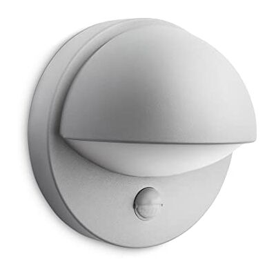 Philips myGarden June Wandaußenleuchte mit Bewegungsmelder, 42W, ohne Leuchtmittel, grau Philips myGarden June Wandaußenleuchte mit Bewegungsmelder, 42W, ohne Leuchtmittel, grau