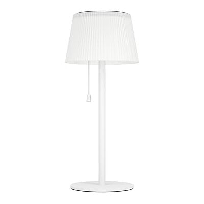 EGLO Solar Tischleuchte Scordiano, Outdoor Akku Tischlampe mit Zugschalter, kabellose Solarlampe für außen, Stahl und Kunststoff in Weiß, warmweiß kaltweiß, IP44 EGLO Solar Tischleuchte Scordiano, Outdoor Akku Tischlampe mit Zugschalter, kabellose Solarlampe für außen, Stahl und Kunststoff in Weiß, warmweiß kaltweiß, IP44