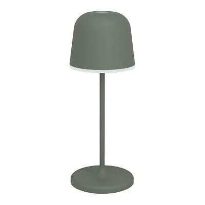 EGLO LED Akku Tischleuchte außen Mannera-S, kabellose Outdoor Tischlampe Touch dimmbar, Außenleuchte mit Erdspieß, Alu, Stahl in grün, IP54 EGLO LED Akku Tischleuchte außen Mannera-S, kabellose Outdoor Tischlampe Touch dimmbar, Außenleuchte mit Erdspieß, Alu, Stahl in grün, IP54