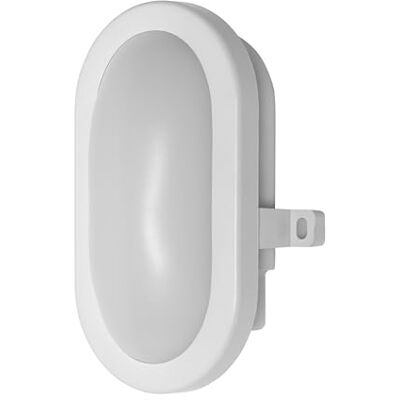 Osram LED Wandleuchte 6W Bulkhead, 4000K, 420 lm, IP54, IK06, stoßfest, weißes Polycarbonat-Gehäuse, Abstrahlwinkel 120°, für Keller und Garagen Osram LED Wandleuchte 6W Bulkhead, 4000K, 420 lm, IP54, IK06, stoßfest, weißes Polycarbonat-Gehäuse, Abstrahlwinkel 120°, für Keller und Garagen