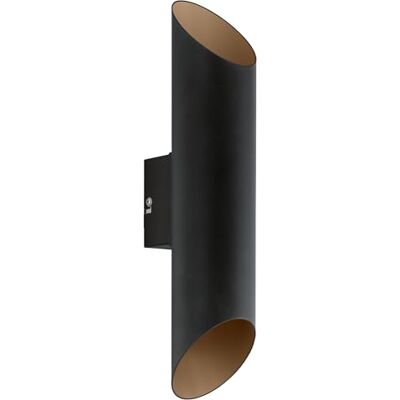 EGLO LED Außen-Wandlampe Agolada, 2 flammige Außenleuchte, Wandleuchte aus verzinktem Stahl in Schwarz und Kupfer, IP44 EGLO LED Außen-Wandlampe Agolada, 2 flammige Außenleuchte, Wandleuchte aus verzinktem Stahl in Schwarz und Kupfer, IP44