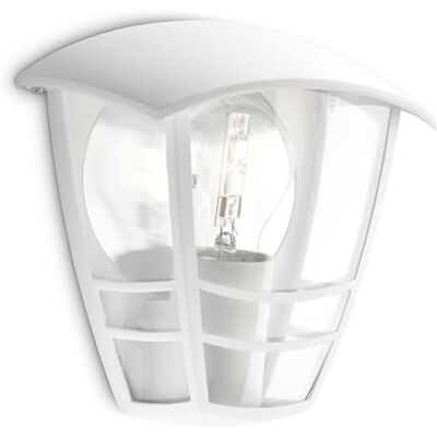 Philips Creek Outdoor-Lampe, Wandlampe, Außenbeleuchtung, IP44-Wetterfest, Langlebig, Aluminium, Klassisches Design, Weiß, E27-Leuchtmittel Separat Erhältlich Philips Creek Outdoor-Lampe, Wandlampe, Außenbeleuchtung, IP44-Wetterfest, Langlebig, Aluminium, Klassisches Design, Weiß, E27-Leuchtmittel Separat Erhältlich