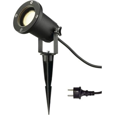 SLV NAUTILUS XL Erdspießleuchte – Außenleuchte für Garten, Terrasse, Wege & Teich GU10, IP65, 11 W, mit Erdspieß, Stecker & 4-fach-Gartensteckdose 3er-Set Schwarz SLV NAUTILUS XL Erdspießleuchte – Außenleuchte für Garten, Terrasse, Wege & Teich GU10, IP65, 11 W, mit Erdspieß, Stecker & 4-fach-Gartensteckdose 3er-Set Schwarz