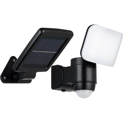 EGLO LED Außen-Wandlampe Casabas, 1 flammige Außenleuchte, Sensor-Wandleuchte aus Kunststoff, Farbe: Schwarz, Außenstrahler mit Bewegungsmelder, solarbetrieben, IP44 EGLO LED Außen-Wandlampe Casabas, 1 flammige Außenleuchte, Sensor-Wandleuchte aus Kunststoff, Farbe: Schwarz, Außenstrahler mit Bewegungsmelder, solarbetrieben, IP44