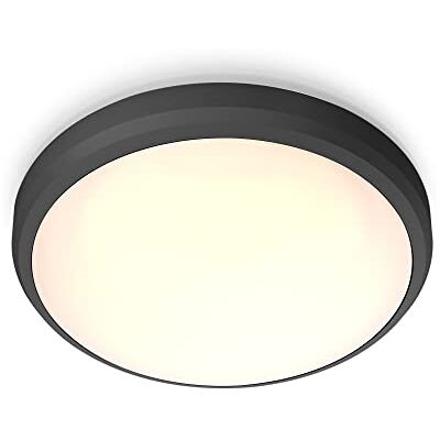 Philips my Garden LED Doris Deckenleuchte Doris, 6W, warmweißes Licht 2700K, IP54 Schutzklasse, Schwarz Philips my Garden LED Doris Deckenleuchte Doris, 6W, warmweißes Licht 2700K, IP54 Schutzklasse, Schwarz