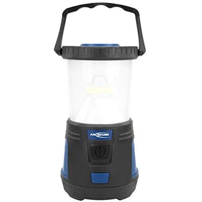 Ansmann Campinglampe LED Campingleuchte Camping Laterne Licht 600 Lumen, 360°-Strahlwinkel, stufenlos dimmbar, IPX4-wasserfest, 3 Leuchtmodi (Weiß, Rot, Rot blinken), batteriebetrieben CL600B Ansmann Campinglampe LED Campingleuchte Camping Laterne Licht 600 Lumen, 360°-Strahlwinkel, stufenlos dimmbar, IPX4-wasserfest, 3 Leuchtmodi (Weiß, Rot, Rot blinken), batteriebetrieben CL600B