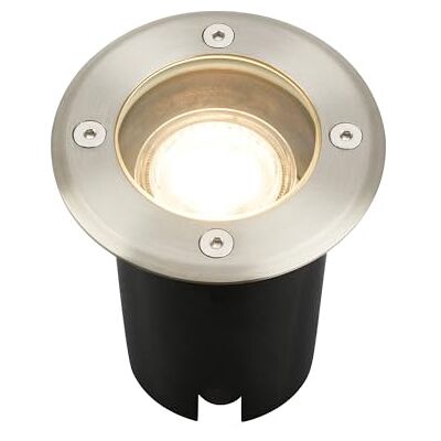 TELEFUNKEN Bodeneinbaustrahler Außen IP67 Wasserdicht, gehärtetes Glas, GU10 Fassung, Bodenstrahler, Terrassenbeleuchtung, Bodenspot, Bodeneinbauleuchte, 10x11,5 cm, Schwarz TELEFUNKEN Bodeneinbaustrahler Außen IP67 Wasserdicht, gehärtetes Glas, GU10 Fassung, Bodenstrahler, Terrassenbeleuchtung, Bodenspot, Bodeneinbauleuchte, 10x11,5 cm, Schwarz