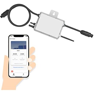 enjoy solar Deye Mikrowechselrichter, DC 20V-60V auf AC 220V-230V, integriertes WiFi-Modul Schutzart IP67, ideal für Balkonkraftwerk und Mini PV-Anlage (SUN300G3-EU-230) enjoy solar Deye Mikrowechselrichter, DC 20V-60V auf AC 220V-230V, integriertes WiFi-Modul Schutzart IP67, ideal für Balkonkraftwerk und Mini PV-Anlage (SUN300G3-EU-230)