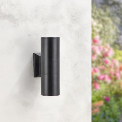 M Ledme LED-Solarleuchte für den Außenbereich, Black Eyes mit Bewegungs- und Dämmerungssensor, 800 lm, 1,3 W, IP44, natürliches weißes Licht (4000 K) für Garten, Terrasse, Fassade, Wand M Ledme LED-Solarleuchte für den Außenbereich, Black Eyes mit Bewegungs- und Dämmerungssensor, 800 lm, 1,3 W, IP44, natürliches weißes Licht (4000 K) für Garten, Terrasse, Fassade, Wand