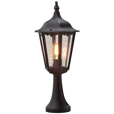 Konstsmide Firenze 7214 Sockelleuchte (B: 23,5cm T: 23,5cm H: 55cm, 1x100W, IP43) matt-schwarz Konstsmide Firenze 7214 Sockelleuchte (B: 23,5cm T: 23,5cm H: 55cm, 1x100W, IP43) matt-schwarz