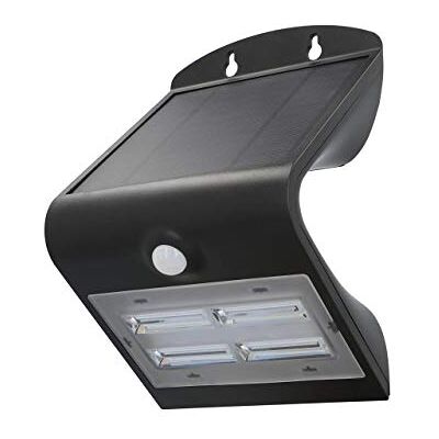 Unitec LED Solar-Wandleuchte mit 120° Bewegungsmelder 3,2 Watt 400 Lumen 4000 K Solarleuchte Outdoor Spritzwasserschutz IP65 schwarz Energieklasse A++ Unitec LED Solar-Wandleuchte mit 120° Bewegungsmelder 3,2 Watt 400 Lumen 4000 K Solarleuchte Outdoor Spritzwasserschutz IP65 schwarz Energieklasse A++