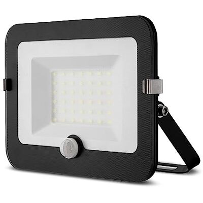 REV MIRANO Außenlampe mit Bewegungsmelder – IP44, LED Lampe 30W, 2700lm, 6500K, Erfassungswinkel 90° auf 7m – schwarz REV MIRANO Außenlampe mit Bewegungsmelder – IP44, LED Lampe 30W, 2700lm, 6500K, Erfassungswinkel 90° auf 7m – schwarz