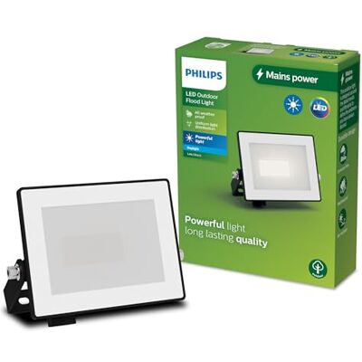 Philips Lois Flutlichtstrahler für den Außenbereich, exkl. Bewegungssensor, 10 Watt, 5000K Tageslicht, Schwarz Philips Lois Flutlichtstrahler für den Außenbereich, exkl. Bewegungssensor, 10 Watt, 5000K Tageslicht, Schwarz