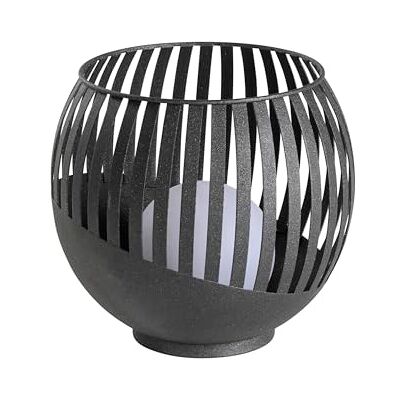 Dehner Solar-Lampe Mina Ø20 x H19 cm – LED Gartenleuchte mit Dämmerungssensor, warmweiß, bis zu 6 Std. Leuchtdauer, Metall & Kunststoff, schwarz Dehner Solar-Lampe Mina Ø20 x H19 cm – LED Gartenleuchte mit Dämmerungssensor, warmweiß, bis zu 6 Std. Leuchtdauer, Metall & Kunststoff, schwarz