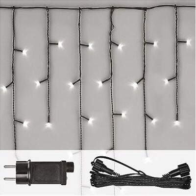 EMOS Connect System Basis Set Standard, 2,5m Eisregen Weihnachtslichterkette + 5m Verbindungskabel + Netzteil mit Timer, 100 LEDs, IP44 für Innen und Außen, Kaltweiße Lichtfarbe, 6/18h Leuchtmodus EMOS Connect System Basis Set Standard, 2,5m Eisregen Weihnachtslichterkette + 5m Verbindungskabel + Netzteil mit Timer, 100 LEDs, IP44 für Innen und Außen, Kaltweiße Lichtfarbe, 6/18h Leuchtmodus