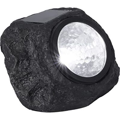 Velamp Solar-LED-Steinleuchte, Solar-Steinleuchte aus Kunststoff mit LED-Beleuchtung. Beleuchtung für Gärten, Terrassen, Wege, Balkone... Velamp Solar-LED-Steinleuchte, Solar-Steinleuchte aus Kunststoff mit LED-Beleuchtung. Beleuchtung für Gärten, Terrassen, Wege, Balkone...