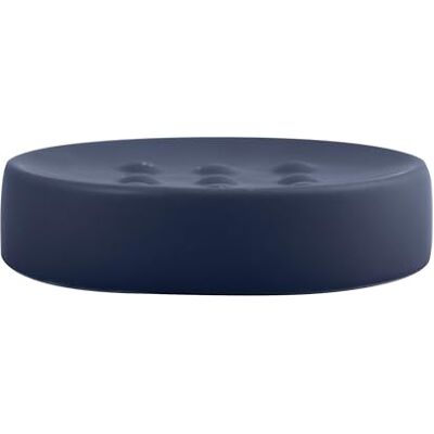 Spirella Seifenschale Steinoptik dekorative Badausstattung Seifenablage Tube Maße: 11 x 11 x 3 cm-Blau matt, Blue Spirella Seifenschale Steinoptik dekorative Badausstattung Seifenablage Tube Maße: 11 x 11 x 3 cm-Blau matt, Blue