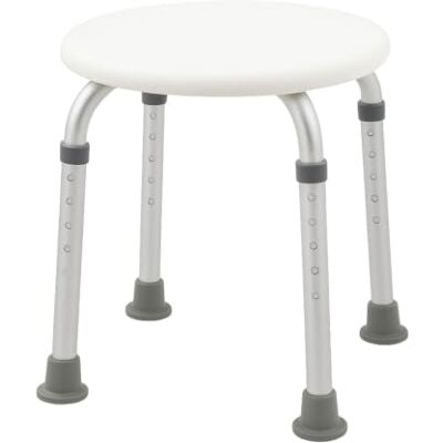 Mobiclinic ®, Duschhocker, Höhenverstellbar, Duschstuhl für Senioren, rutschfeste Hülsen, Badestuhl für Menschen mit Eingeschränkter Mobilität, Bis 100 kg, Aluminium und PVC, Leicht, Stabil, Faro Mobiclinic ®, Duschhocker, Höhenverstellbar, Duschstuhl für Senioren, rutschfeste Hülsen, Badestuhl für Menschen mit Eingeschränkter Mobilität, Bis 100 kg, Aluminium und PVC, Leicht, Stabil, Faro