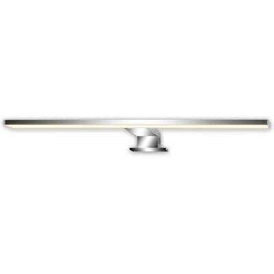 BRILONER LED Spiegelleuchte Bad 2 in 1 Montage, IP44 Spritzwasserschutz, Warmweißes Licht, Badezimmerlampe, Schrankbeleuchtung, Spiegellampe, Lampe Badezimmer, 50 x 10,5 x 4 cm, Chrom BRILONER LED Spiegelleuchte Bad 2 in 1 Montage, IP44 Spritzwasserschutz, Warmweißes Licht, Badezimmerlampe, Schrankbeleuchtung, Spiegellampe, Lampe Badezimmer, 50 x 10,5 x 4 cm, Chrom