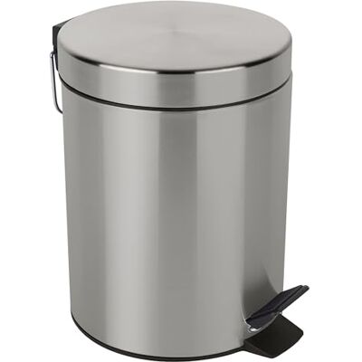Spirella – SYDNEY Edelstahl-Treteimer – Modernes Design – Leicht zu öffnen – Herausnehmbarer Inneneimer – Bad- oder Küchenaccessoire – Gebürstete Oberfläche – 3 l Spirella – SYDNEY Edelstahl-Treteimer – Modernes Design – Leicht zu öffnen – Herausnehmbarer Inneneimer – Bad- oder Küchenaccessoire – Gebürstete Oberfläche – 3 l