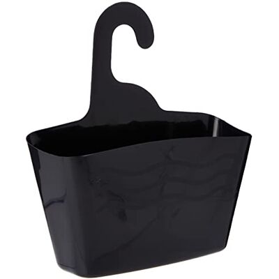 Douceur d'Intérieur Duschkorb zum Aufhängen Kunststoff 23,5 x 8,5 x 25,5 cm schwarz Douceur d'Intérieur Duschkorb zum Aufhängen Kunststoff 23,5 x 8,5 x 25,5 cm schwarz