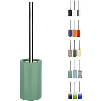 Spirella Tube Bürste Toilettenbürste Klobürste WC Garnitur aus Porzellan Moosgrün, Kunststoff, Green Spirella Tube Bürste Toilettenbürste Klobürste WC Garnitur aus Porzellan Moosgrün, Kunststoff, Green