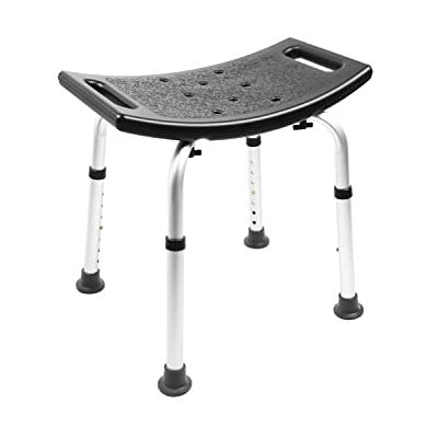 PEPE Mobility Duschhocker Rechteckig Schwarz, höhenverstellbarer Duschstuhl für Senioren, sicherer Badhocker mit Aluminiumbeinen, Kleiner Badezimmerhocker und Rutschfester Duschsitz bis 100 kg PEPE Mobility Duschhocker Rechteckig Schwarz, höhenverstellbarer Duschstuhl für Senioren, sicherer Badhocker mit Aluminiumbeinen, Kleiner Badezimmerhocker und Rutschfester Duschsitz bis 100 kg