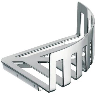 Emco SYSTEM 2 Wandkorb mit verdeckter Befestigung, elegante Duschablage aus Metall zum Schrauben, hochwertiges Duschregal für Badutensilien, 0, 0084 Chrom 18 cm Eckkorb Emco SYSTEM 2 Wandkorb mit verdeckter Befestigung, elegante Duschablage aus Metall zum Schrauben, hochwertiges Duschregal für Badutensilien, 0, 0084 Chrom 18 cm Eckkorb