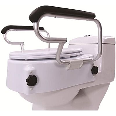Antar AT51204 Toilettensitzerhöhung mit Deckel und Armlehne, 5000 g Antar AT51204 Toilettensitzerhöhung mit Deckel und Armlehne, 5000 g