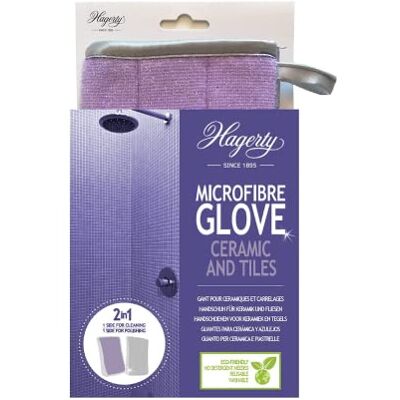 Hagerty Microfiber Glove Tiles & Ceramics Mikrofaserhandschuh 23 x 13 cm I Reinigungshandschuh für Fliesen und Oberflächen aus Keramik wie Badewanne Duschwanne I Kratzfrei & Fusselfrei I Ohne Chemie Hagerty Microfiber Glove Tiles & Ceramics Mikrofaserhandschuh 23 x 13 cm I Reinigungshandschuh für Fliesen und Oberflächen aus Keramik wie Badewanne Duschwanne I Kratzfrei & Fusselfrei I Ohne Chemie