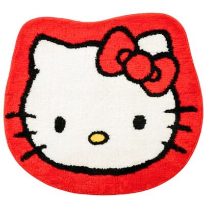 Franco Collectibles Hello Kitty Badteppich, Poly-Strick, rutschfest, Plüsch, offizielles Lizenzprodukt Franco Collectibles Hello Kitty Badteppich, Poly-Strick, rutschfest, Plüsch, offizielles Lizenzprodukt
