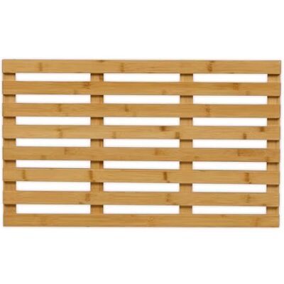 RELAXDAYS Bambus Duschmatte, 66x40cm - Rutschfeste Badausstattung RELAXDAYS Bambus Duschmatte, 66x40cm - Rutschfeste Badausstattung