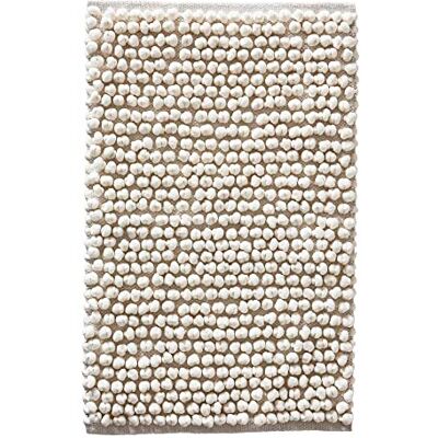 Jotex Hills Badteppich, Popcorn Badematte, Baumwolle und Polyester Mix Weiß, 80x150 cm Jotex Hills Badteppich, Popcorn Badematte, Baumwolle und Polyester Mix Weiß, 80x150 cm