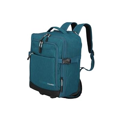 Travelite Rucksack KICK OFF, Laptopfach 15,6 Zoll, Handgepäck Rucksack mit Rollen und Teleskopgestänge, vielseitiger Reiserucksack, 30 x 40 x 20/23 cm, 24/28 L Travelite Rucksack KICK OFF, Laptopfach 15,6 Zoll, Handgepäck Rucksack mit Rollen und Teleskopgestänge, vielseitiger Reiserucksack, 30 x 40 x 20/23 cm, 24/28 L