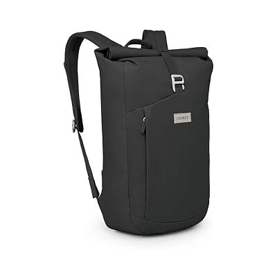 Osprey Arcane Unisex Rucksack mit Rollverschluss, 22L, Black, O/S Osprey Arcane Unisex Rucksack mit Rollverschluss, 22L, Black, O/S