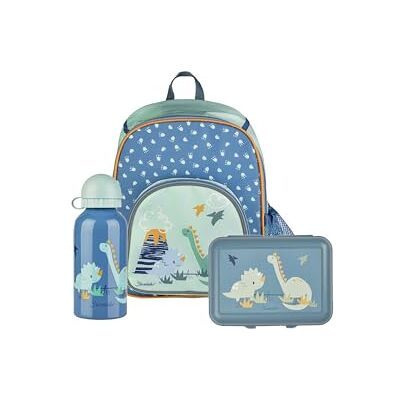 Sterntaler Kindergarten Set Dino Rexi – Unisex Set mit coolem Dinosaurier-Motiv – enthält Kinderrucksack, Brotdose und Trinkflasche – Farbe mehrfarbig Sterntaler Kindergarten Set Dino Rexi – Unisex Set mit coolem Dinosaurier-Motiv – enthält Kinderrucksack, Brotdose und Trinkflasche – Farbe mehrfarbig