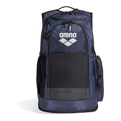 ARENA All Set 45L Schwimmrucksack, Rucksack für Schwimmen, Reise & Sport, Wasserabweisend mit Feuchtigkeitskontrolle, Laptopfach & Trolley-Schlaufe, 45 Liter, 55x38x28 ARENA All Set 45L Schwimmrucksack, Rucksack für Schwimmen, Reise & Sport, Wasserabweisend mit Feuchtigkeitskontrolle, Laptopfach & Trolley-Schlaufe, 45 Liter, 55x38x28