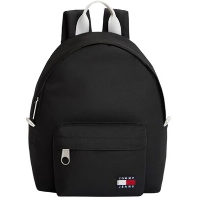 Tommy Jeans Damen Rucksack Daily Dome mit Außenfach, Schwarz (Black), Einheitsgröße Tommy Jeans Damen Rucksack Daily Dome mit Außenfach, Schwarz (Black), Einheitsgröße