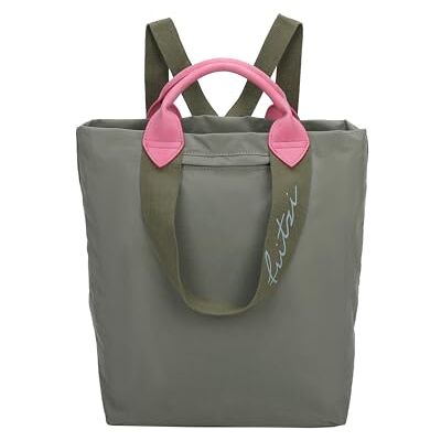Fritzi aus Preussen Fritzi Ju Lighty Olive Backpack Nylon Damen Rucksack Festival City Uni ultra leicht verstellbare Träger Kurzgriff 38 x 30 x 17 cm, Grün Fritzi aus Preussen Fritzi Ju Lighty Olive Backpack Nylon Damen Rucksack Festival City Uni ultra leicht verstellbare Träger Kurzgriff 38 x 30 x 17 cm, Grün