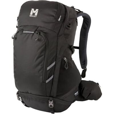 MILLET Hanang 40L Trekkingrucksack Unisex Handgepäck Schwarz 40L Volumen, Handgepäckformat, Kofferöffnung, abnehmbarer Hüftgurt, integrierte Regenhülle MILLET Hanang 40L Trekkingrucksack Unisex Handgepäck Schwarz 40L Volumen, Handgepäckformat, Kofferöffnung, abnehmbarer Hüftgurt, integrierte Regenhülle