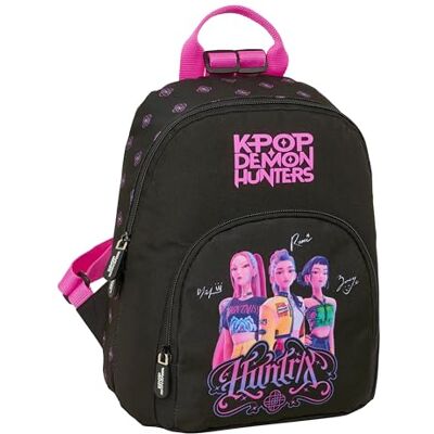 safta K-POP Demon Hunters Mini-Rucksack für den täglichen Gebrauch, ideal für Kinder verschiedener Altersgruppen, bequem und vielseitig, Qualität und Widerstandsfähigkeit, 25 x 13 x 30 cm safta K-POP Demon Hunters Mini-Rucksack für den täglichen Gebrauch, ideal für Kinder verschiedener Altersgruppen, bequem und vielseitig, Qualität und Widerstandsfähigkeit, 25 x 13 x 30 cm