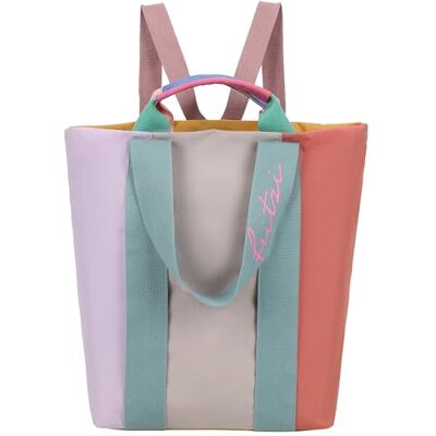 Fritzi aus Preussen Fritzi Ju Limited Multi Nylon Damen Rucksack Backpack leichter Freizeit Reise Cityrucksack mit Reißverschluss Steckfächern verstellbaren Schulterriemen 38 x 30 x 17 cm Mehrfarbig Fritzi aus Preussen Fritzi Ju Limited Multi Nylon Damen Rucksack Backpack leichter Freizeit Reise Cityrucksack mit Reißverschluss Steckfächern verstellbaren Schulterriemen 38 x 30 x 17 cm Mehrfarbig